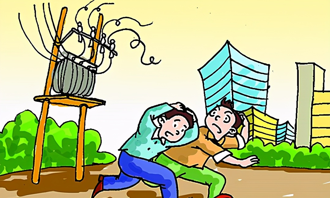 四幅漫画教你地震时应急逃生常识